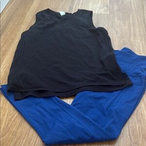 Tuff Athletics Leggings shirt top workout Costco Monetta performance 2p pants